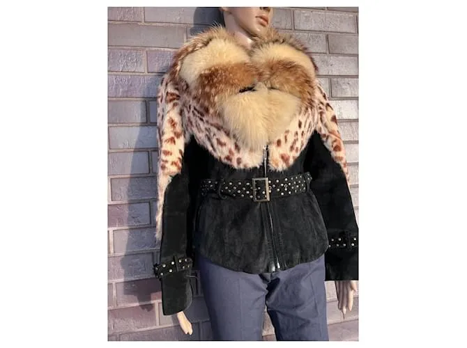Other Brand Coats, Streetwear Brown Black
