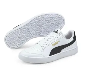 Puma Shuffle Jr "White-Black-Gold"